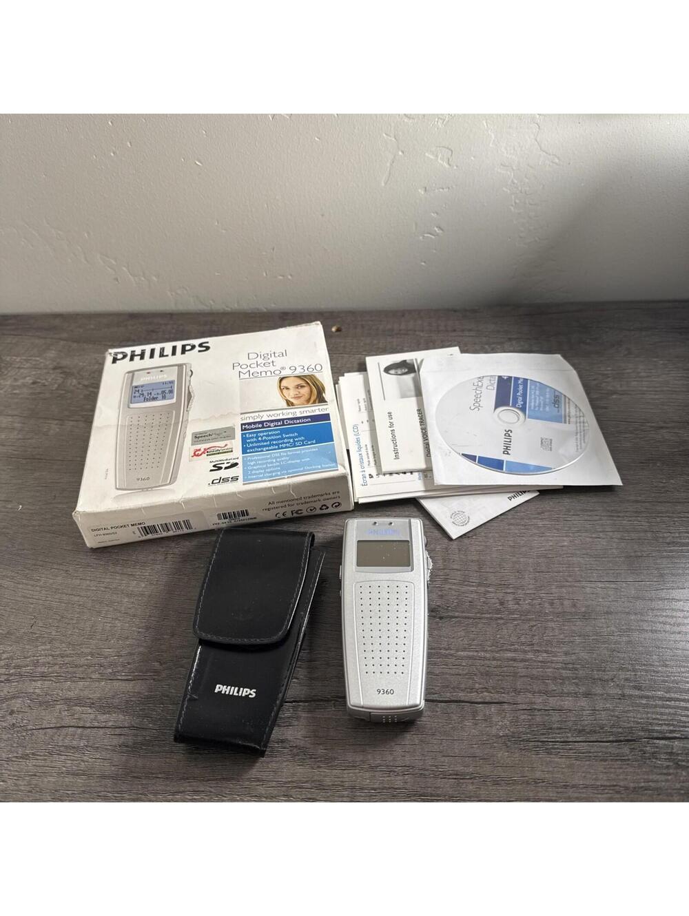 Philips LFH 9360 Digital Pocket Memo DPM Voice Recorder / Hand Held Dictaphone